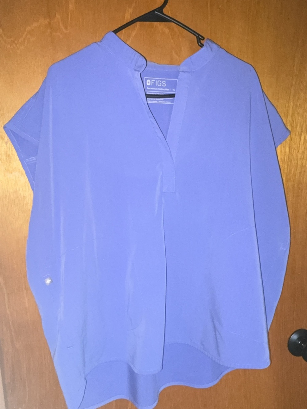 Figs Limited Edition Blueberry Rafaela Scrub Top- XL